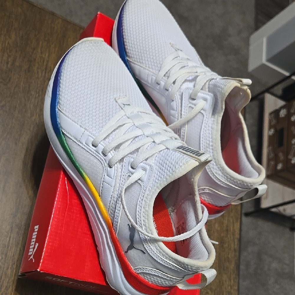 Puma Women's White Multicolor Sneakers